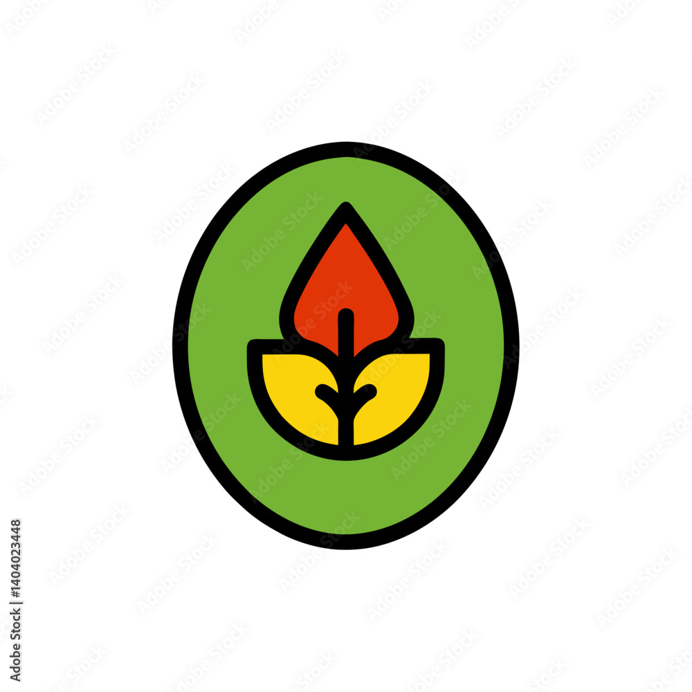 fire icon on green background fire icon on green background