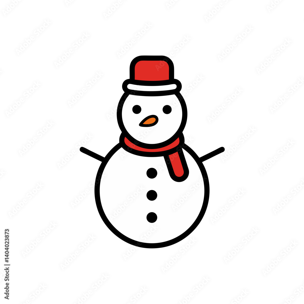 snowman on a white background snowman on a white background