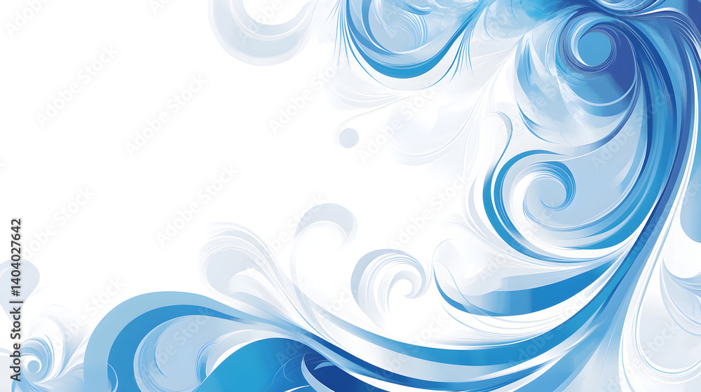 An elegant swirl of blue tones creates a dynamic and artistic abstract background. An elegant swirl of blue tones creates a dynamic and artistic abstract background.