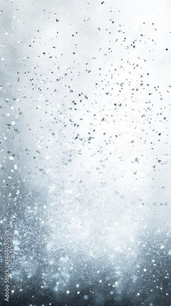 Fototapeta premium Abstract Silver Glitter Falling with Light Background Texture