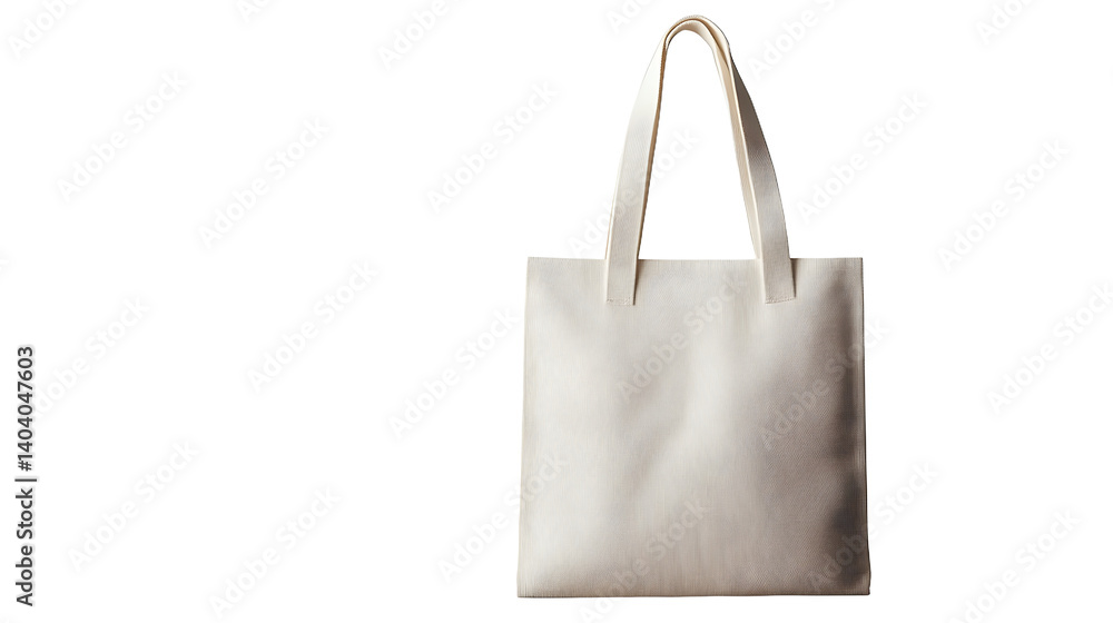 Eco-friendly reusable tote bag mockup on for sustainable shopping concepts Eco-friendly reusable tote bag mockup on for sustainable shopping concepts