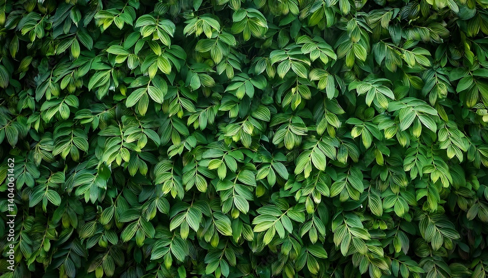 Obraz premium Green leaf wall background