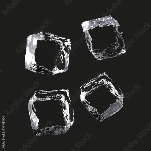 3d ice cube