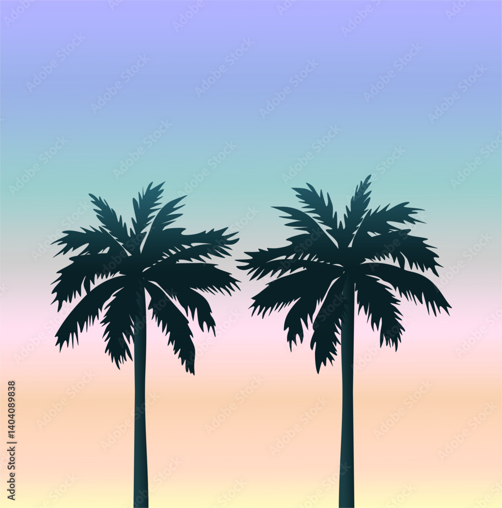 Obraz premium Two palms