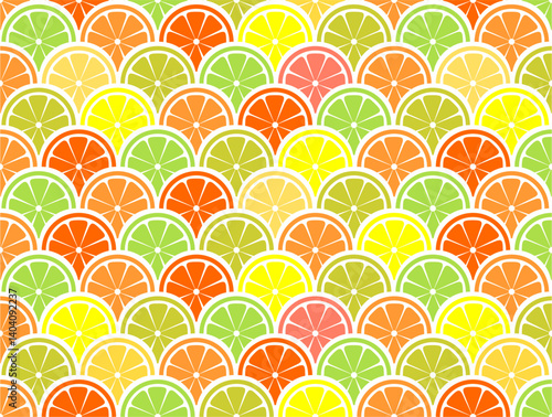 Citrus slices pattern
