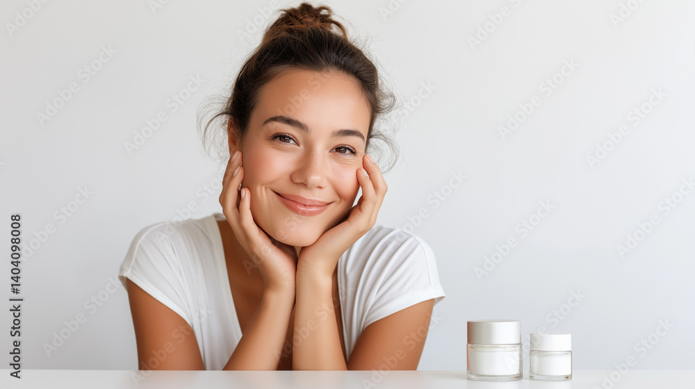 Radiant Skincare Portrait Showcasing Beauty and Confidence Radiant Skincare Portrait Showcasing Beauty and Confidence