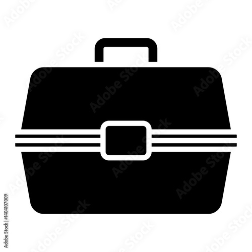 Tackle box, toolbox glyph solid icon