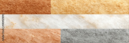 Raw Stone Texture with Natural Color Variations for Artisan Packaging and Branding