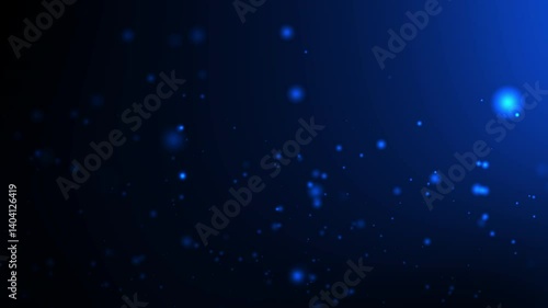 Wallpaper Mural Dark blue gradient background with white particles swirling around. Snow rain like animation background. Ideal for dynamic backgrounds or dramatic graphic designs. Torontodigital.ca