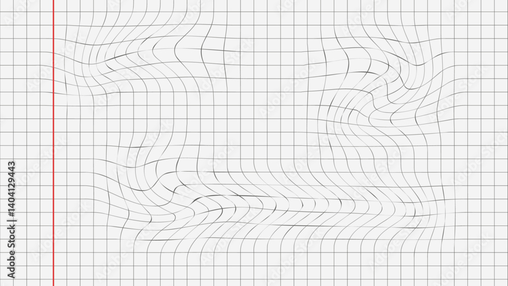 Blank white paper sheet notepaper design vector with curved lines Blank white paper sheet notepaper design vector with curved lines