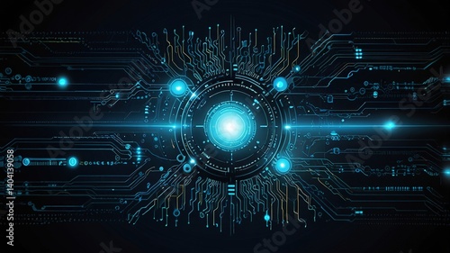 Innovative technologies modern creative background