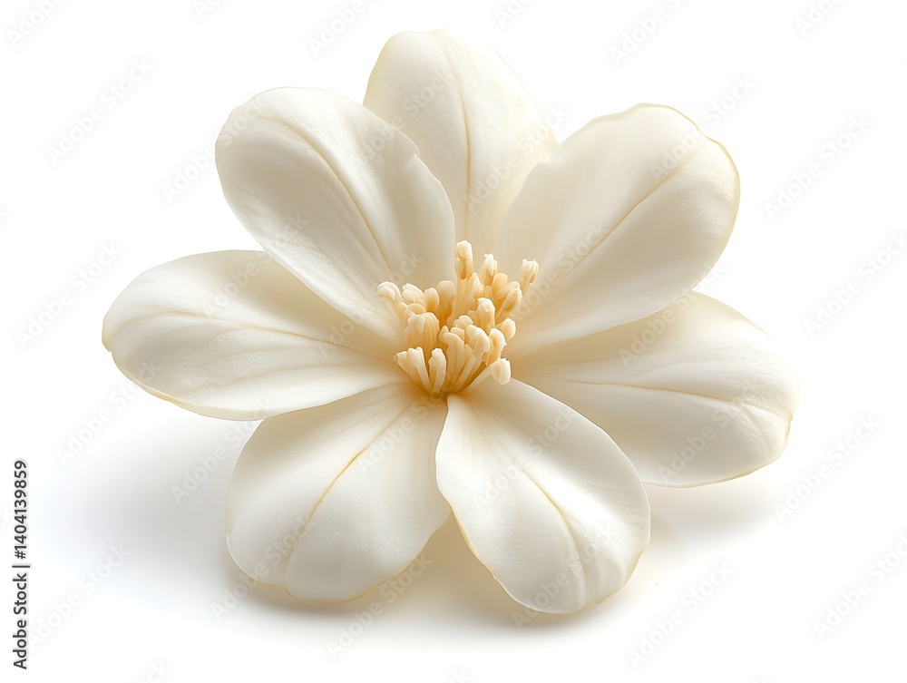 Naklejka premium White Flower Close-up (1)