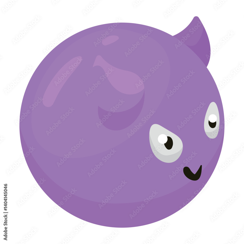 3D Vector Purple Devil Emoji with Mischievous Expression and Horns for Digital Communication and Creative Design 3D Vector Purple Devil Emoji with Mischievous Expression and Horns for Digital Communication and Creative Design