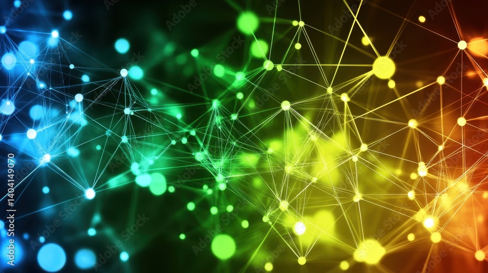 Growing city illuminated by cyber-light lines symbolizing AI-driven development and connectivity Growing city illuminated by cyber-light lines symbolizing AI-driven development and connectivity