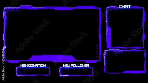 Purple Streamer Overlay Setup