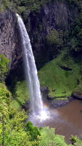The Bridal Veil Falls - Majestic Waterfall in Scenic Nature
