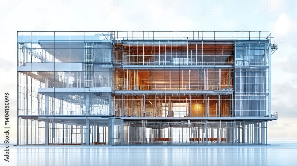 Modern Glass Building Architectural Design: A Transparent Structure Modern Glass Building Architectural Design: A Transparent Structure
