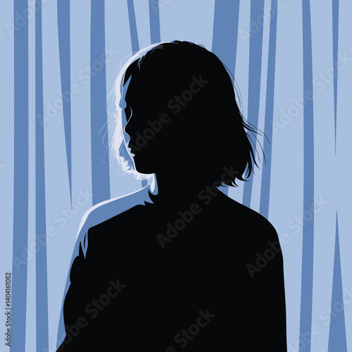 Woman's Mental and Physical Well Being Illustration