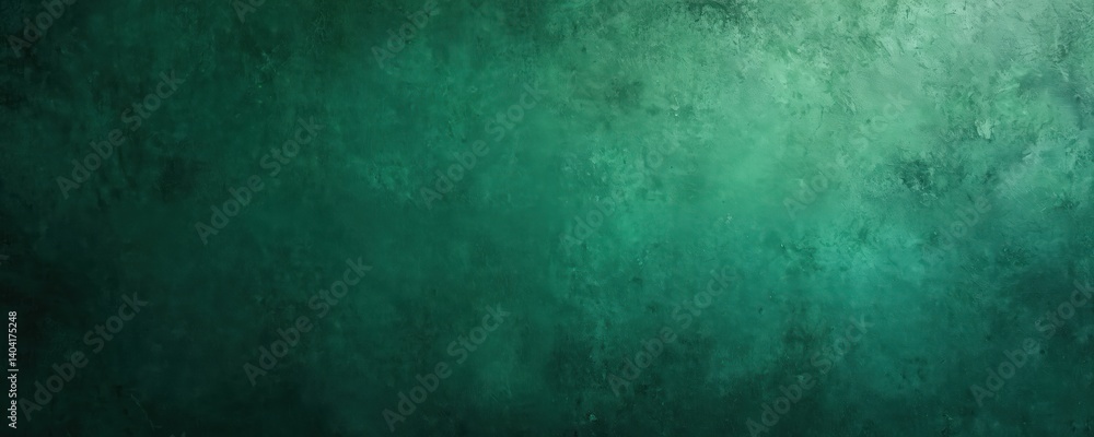 Textured green background banner. Abstract design with emerald, dark shades. Grunge texture for websites, headers. Blackboard or wall effect. Background for business cards, studio. Modern graphic art. Textured green background banner. Abstract design with emerald, dark shades. Grunge texture for websites, headers. Blackboard or wall effect. Background for business cards, studio. Modern graphic art.