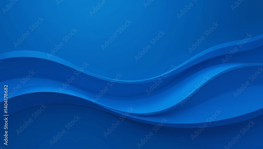 Fototapeta premium Blue-Wave-Background-Abstract-Modern-Design