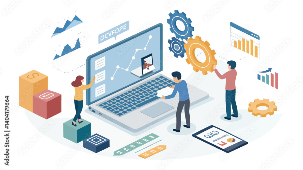 Data_Analysis_Teamwork_Business_Analytics_Illustration Data_Analysis_Teamwork_Business_Analytics_Illustration