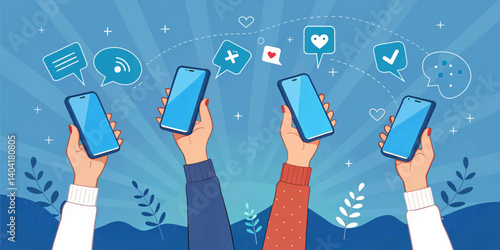 SocialMediaPhones-MobileApps-OnlineCommunity-Communication