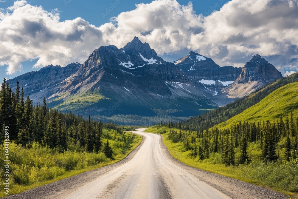 Fototapeta premium Scenic mountain road