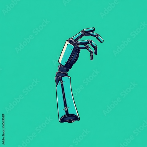 Robotic arm with mechanical joints 