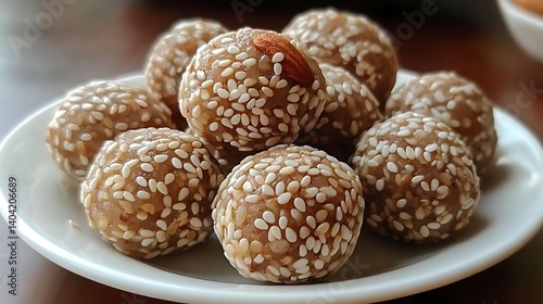 Wallpaper Mural Sweet Balls on Plate Torontodigital.ca