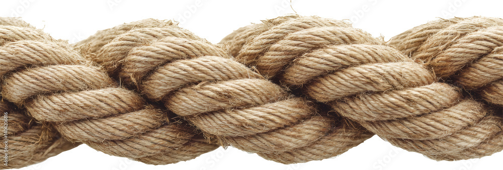 Twisted Rope Against transparent Background Twisted Rope Against transparent Background