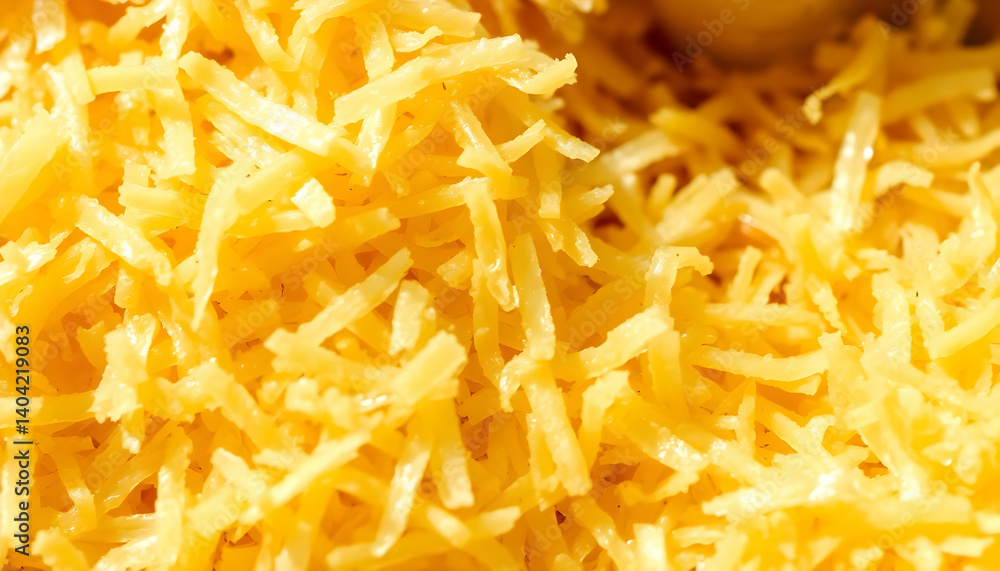 Close Up Of Shredded Potatoes Close Up Of Shredded Potatoes