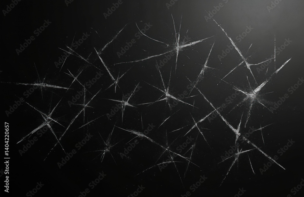 White scratches isolated on black background. Abstract design with grunge texture, damaged effect, creating distressed, fractured look. Ideal for overlay, wallpaper, backdrop, design, macro White scratches isolated on black background. Abstract design with grunge texture, damaged effect, creating distressed, fractured look. Ideal for overlay, wallpaper, backdrop, design, macro