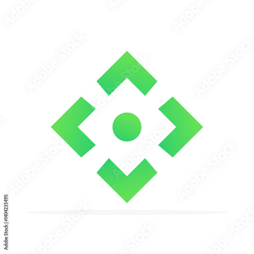 moving icon, displacement symbol. modern and minimalist design