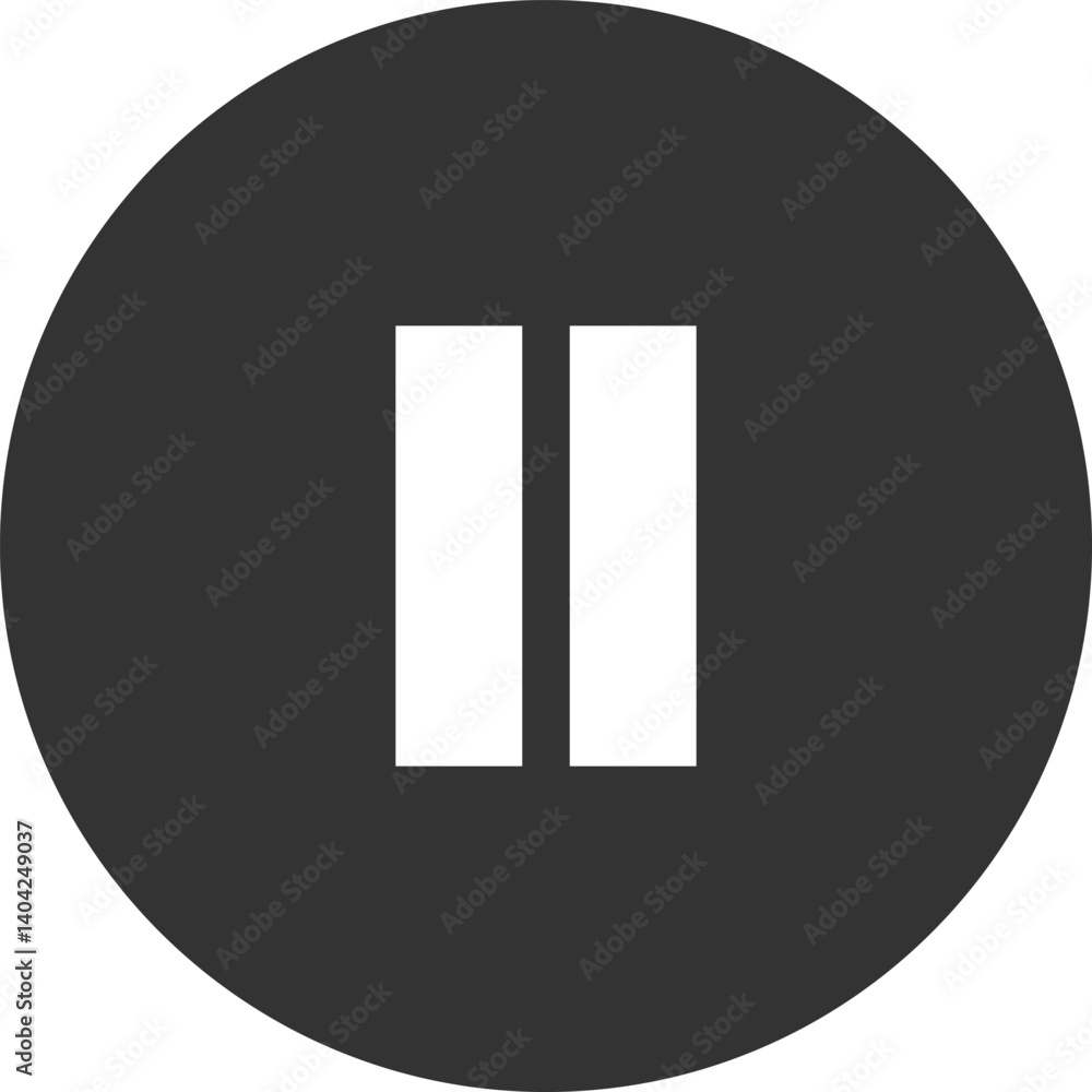 pause button icon pause button icon