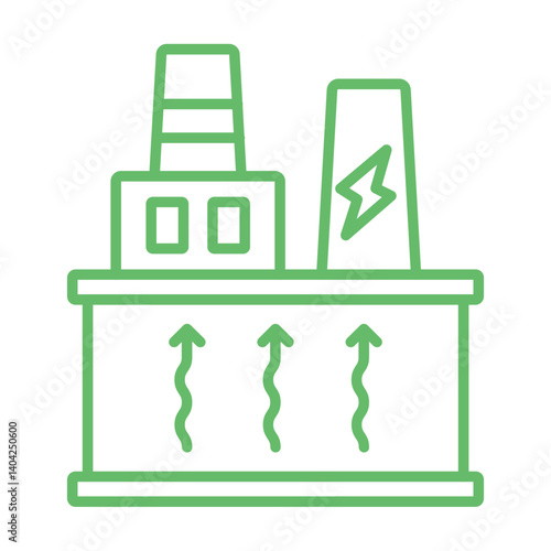 Geothermal Energy Icon