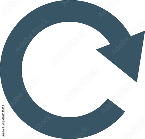 回転する矢印　円形矢印のアイコン　早送り