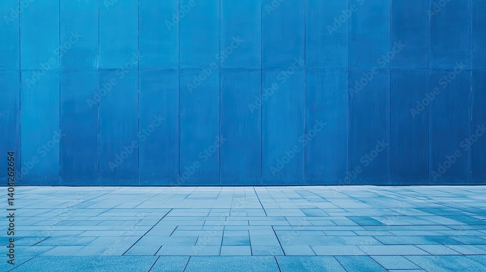 Blue Wall and Floor Background Texture Blue Wall and Floor Background Texture