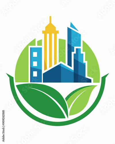 A construction company implements green building practices to save on longterm energy and maintenance costs.. Vector illustration