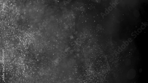 Floating dust motes particles in slow motion. High quality 4k footage