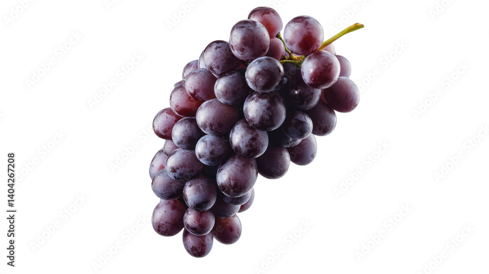 bunch of red grapes on white background bunch of red grapes on white background