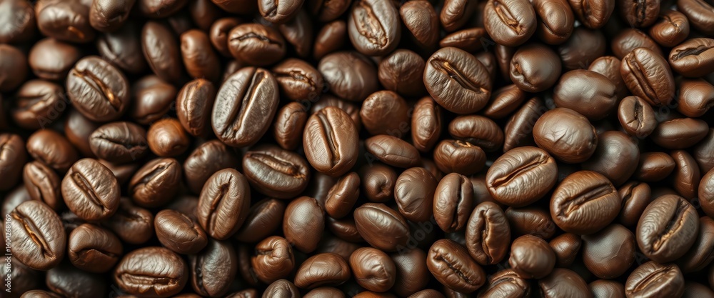 Coffee bean texture, close-up shot showing rich brown tones and variations in bean shapes, coffee beans, dark Coffee bean texture, close-up shot showing rich brown tones and variations in bean shapes, coffee beans, dark