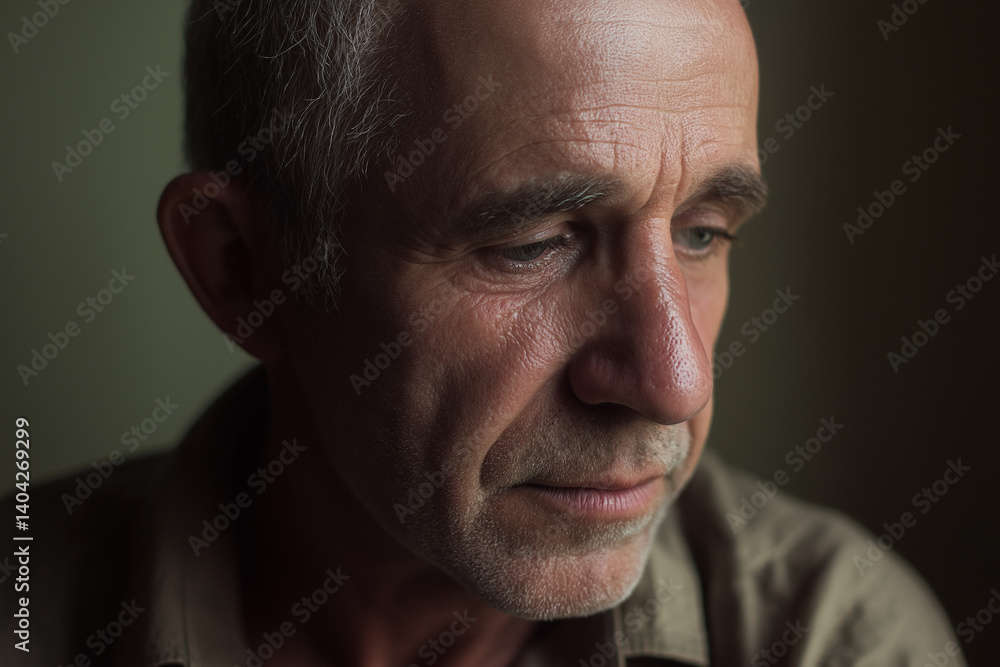 portrait of thoughtful mature man with deep expression reflecting emotions. soft natural lighting highlights facial features. perfect for themes of introspection and aging. portrait of thoughtful mature man with deep expression reflecting emotions. soft natural lighting highlights facial features. perfect for themes of introspection and aging.