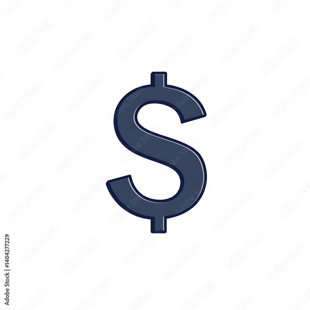 Minimalist dollar sign icon Minimalist dollar sign icon