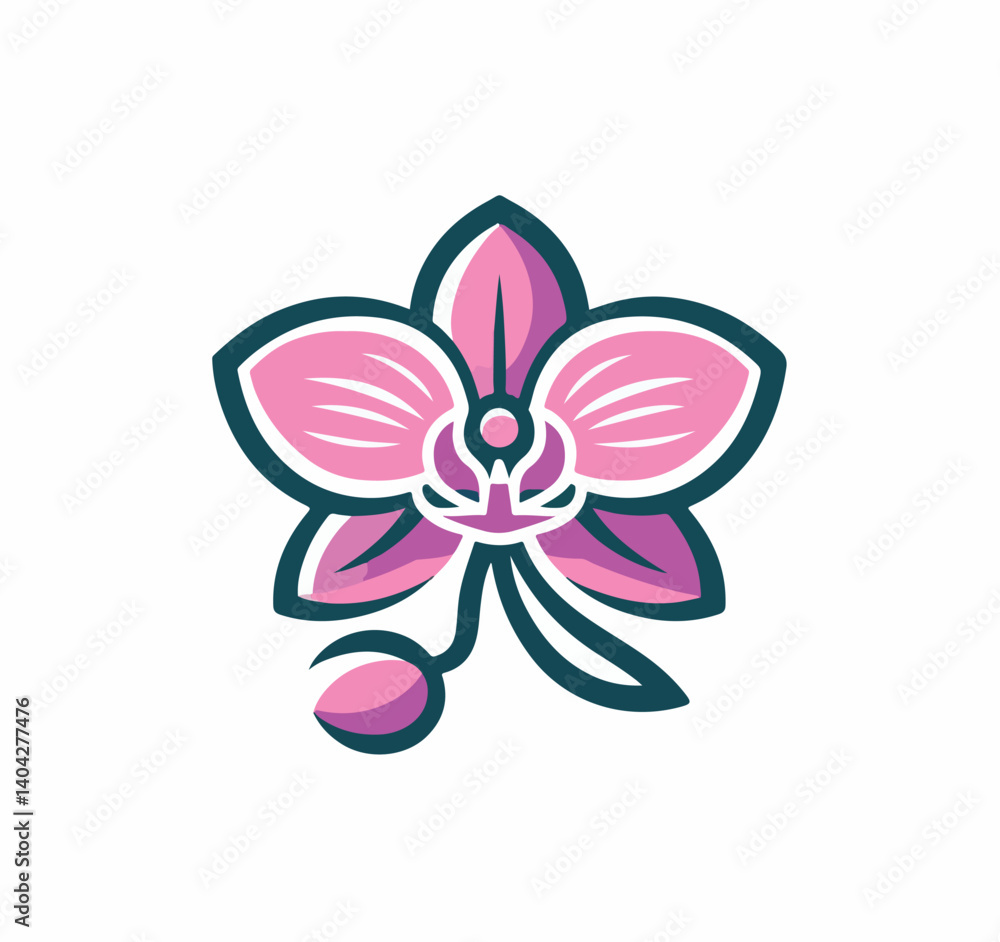 beautiful flower logo image vector beautiful flower logo image vector