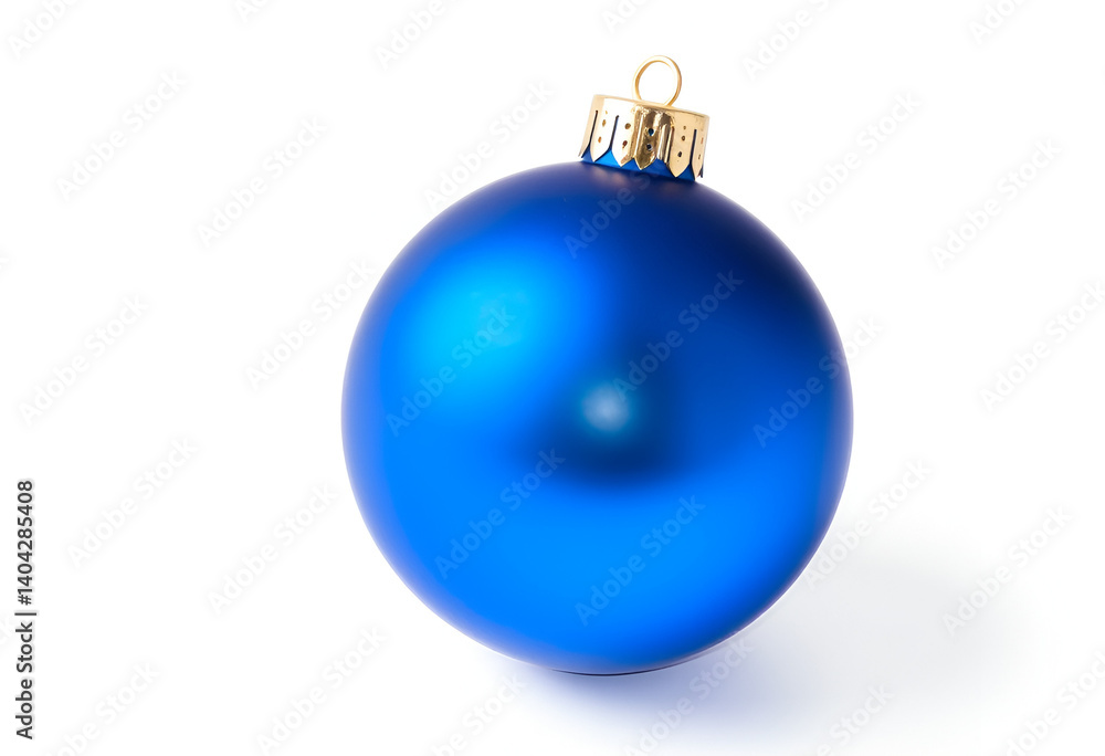 Blue Christmas ball isolated on white background. Blue Christmas ball isolated on white background.