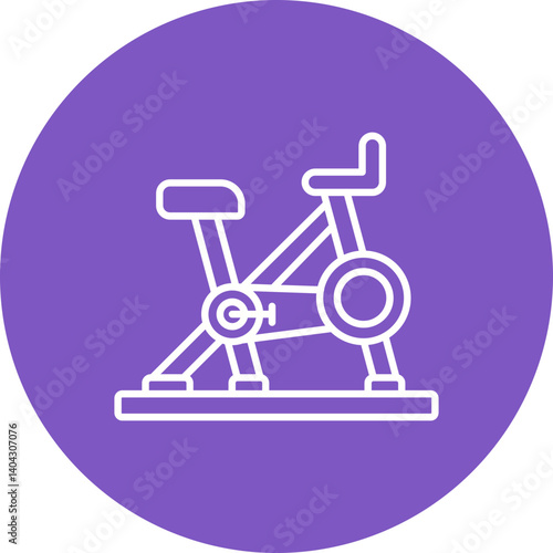 Stationary bicycle Icon