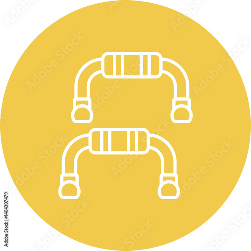 Pushup bars Icon