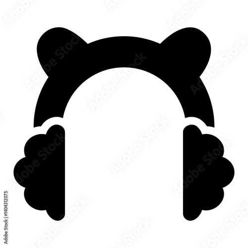 earmuffs Solid icon