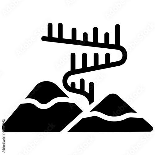 nothern lights Solid icon