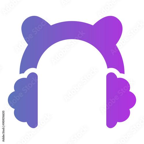 earmuffs Gradient icon